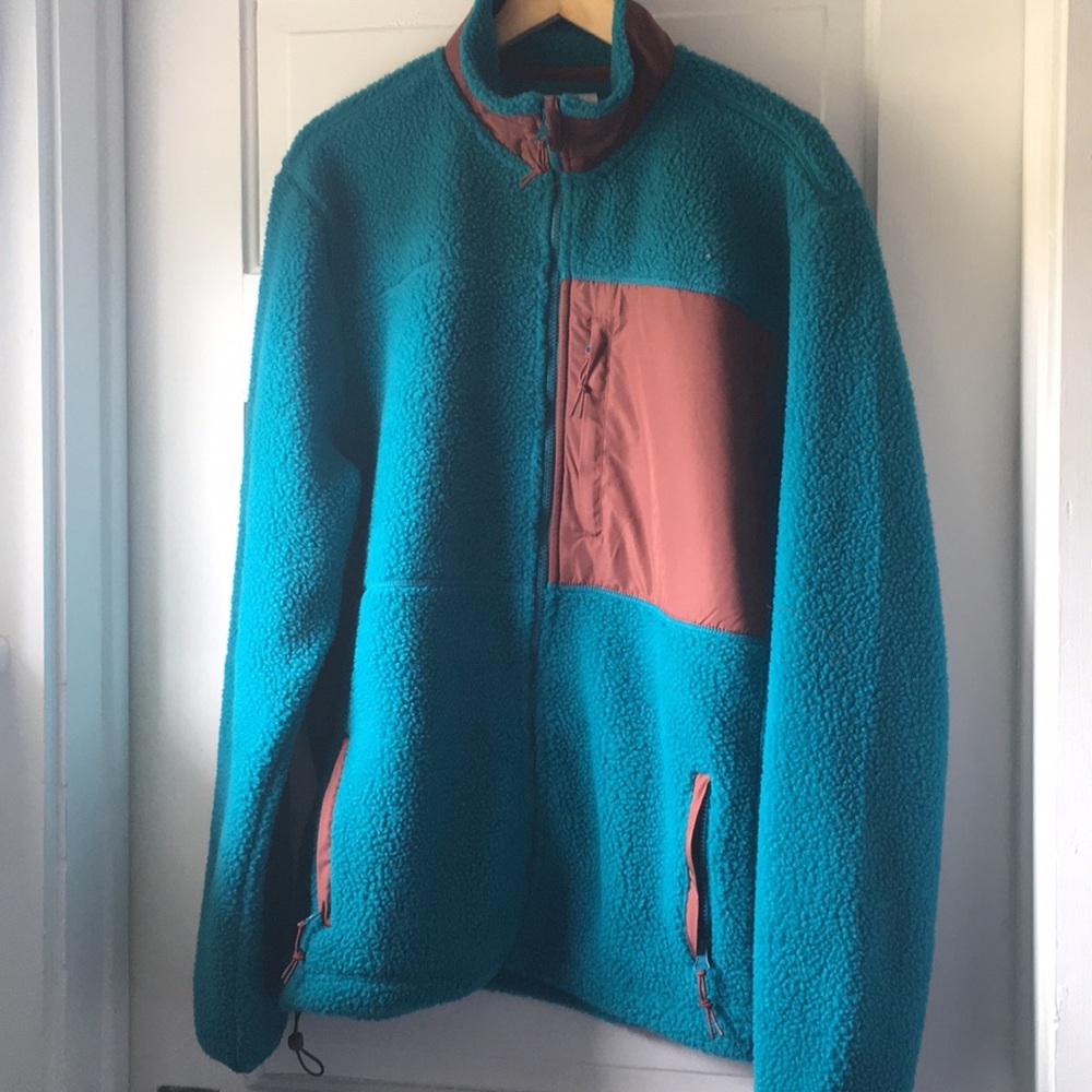 Aeropostale mixed fabric fleece